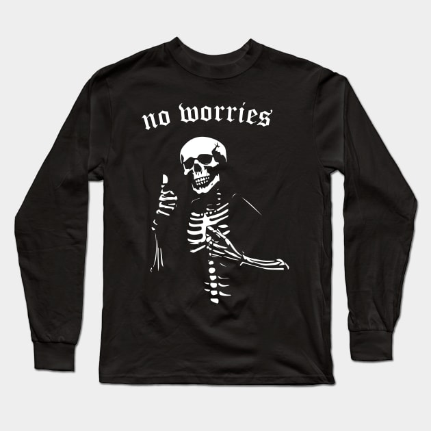 no worries Long Sleeve T-Shirt by lkn